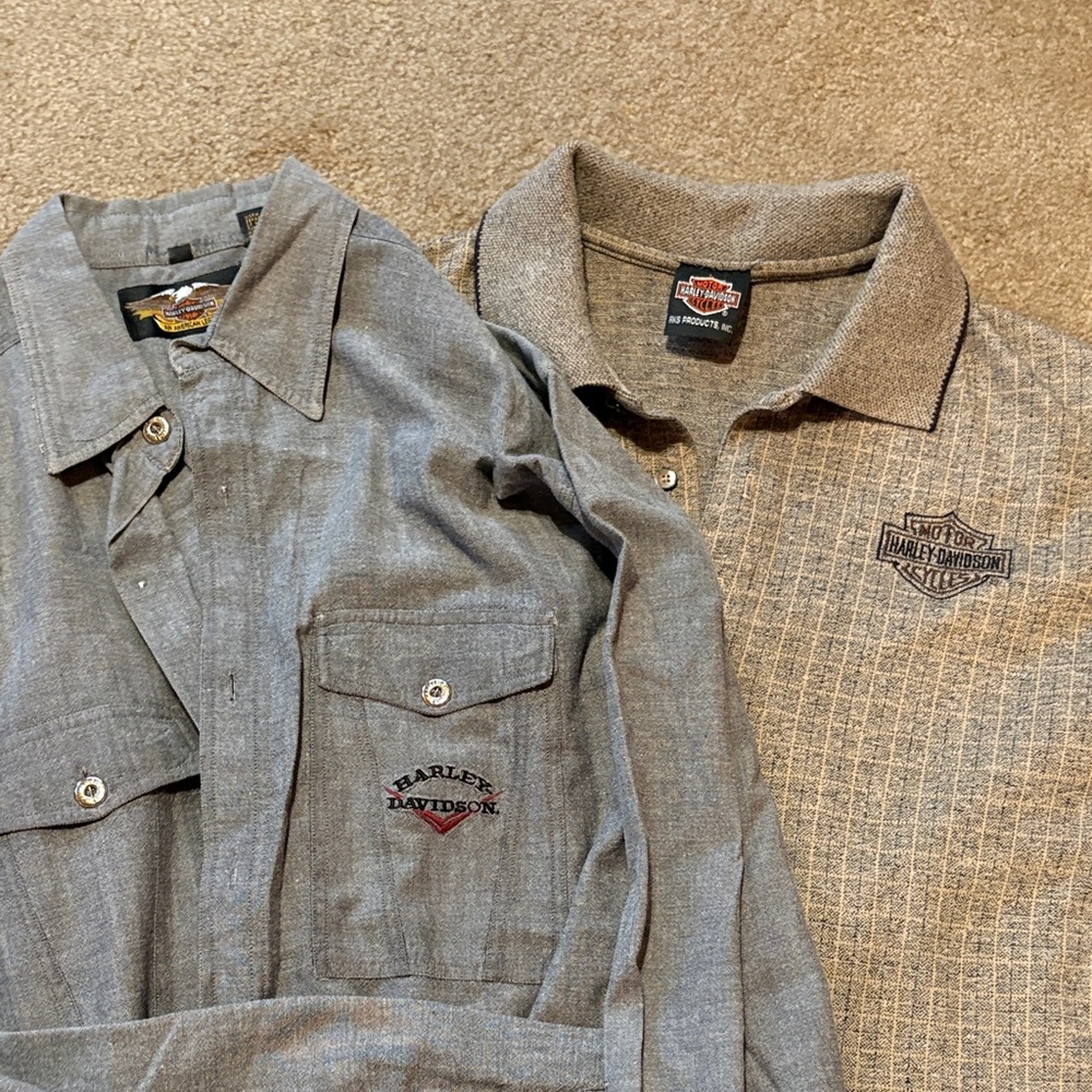 Harley-Davidson button-down and polo